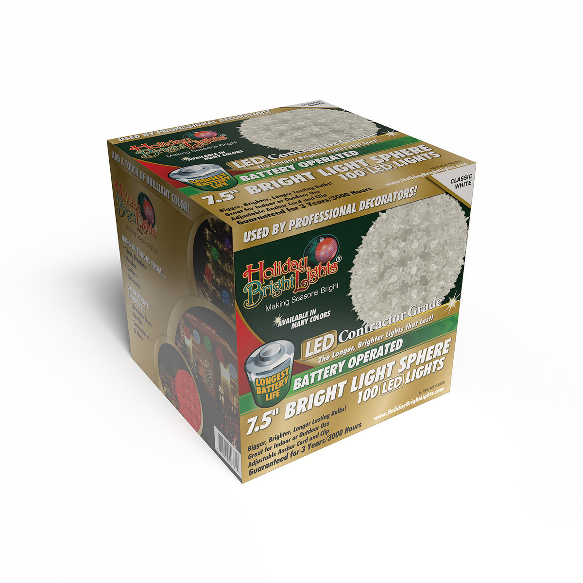 7.5" 100L Battery Operated Starlight Spheres (Retail Box)