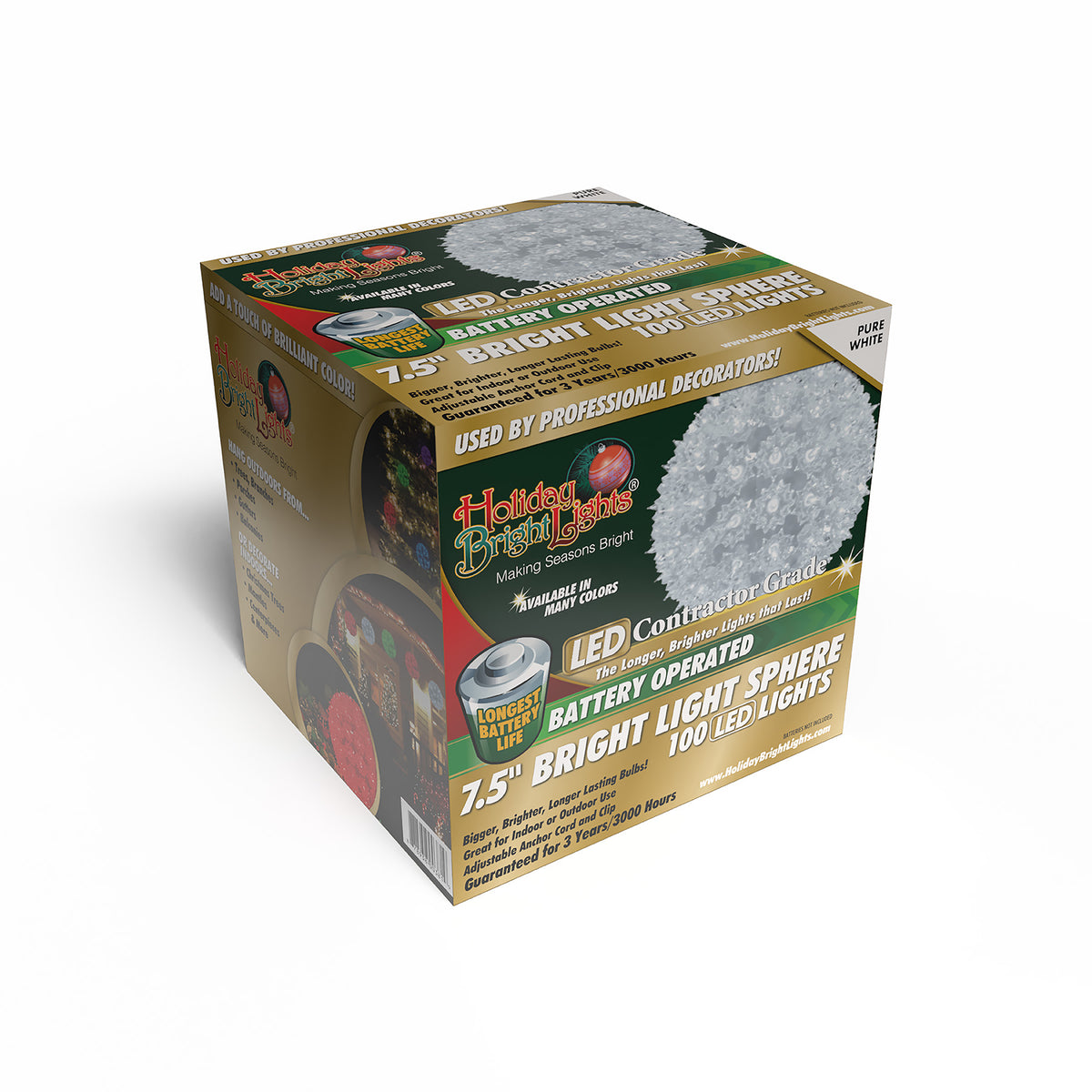 7.5" 100L Battery Operated Starlight Spheres (Retail Box)
