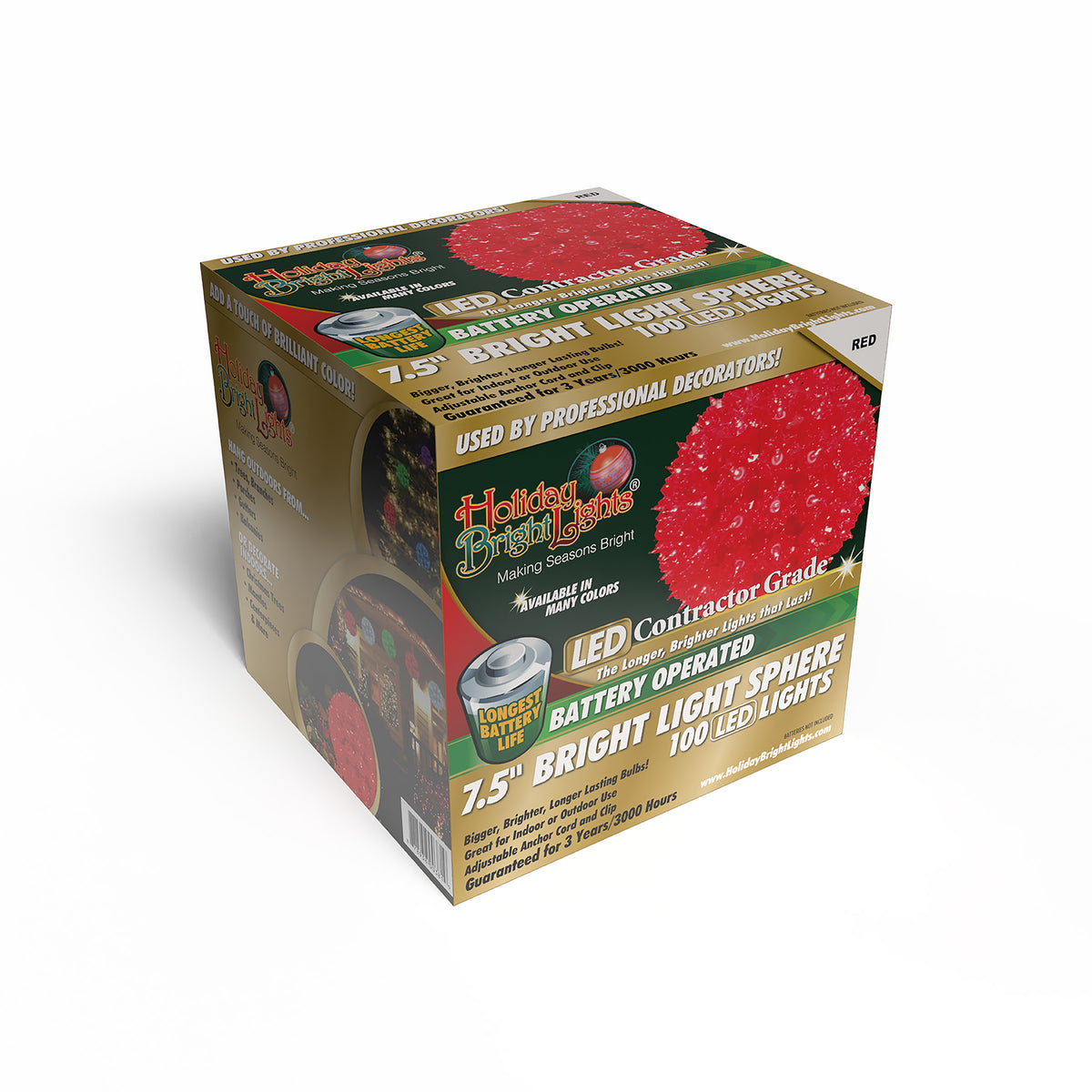 7.5" 100L Battery Operated Starlight Spheres (Retail Box)