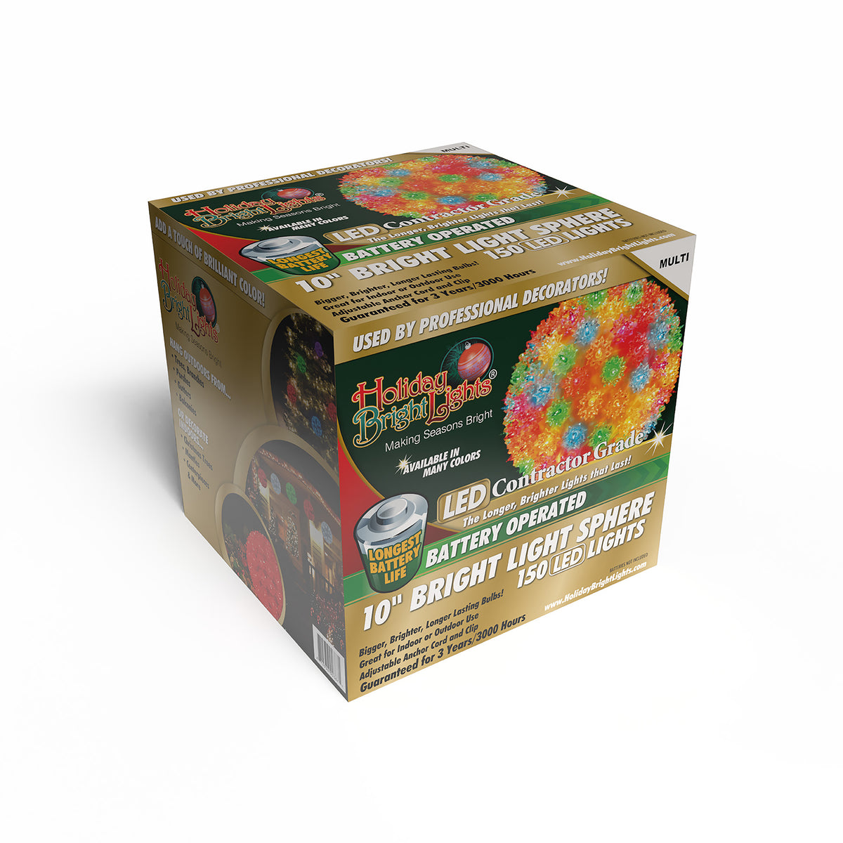 10" 150L Battery Operated Starlight Spheres (Retail Box)