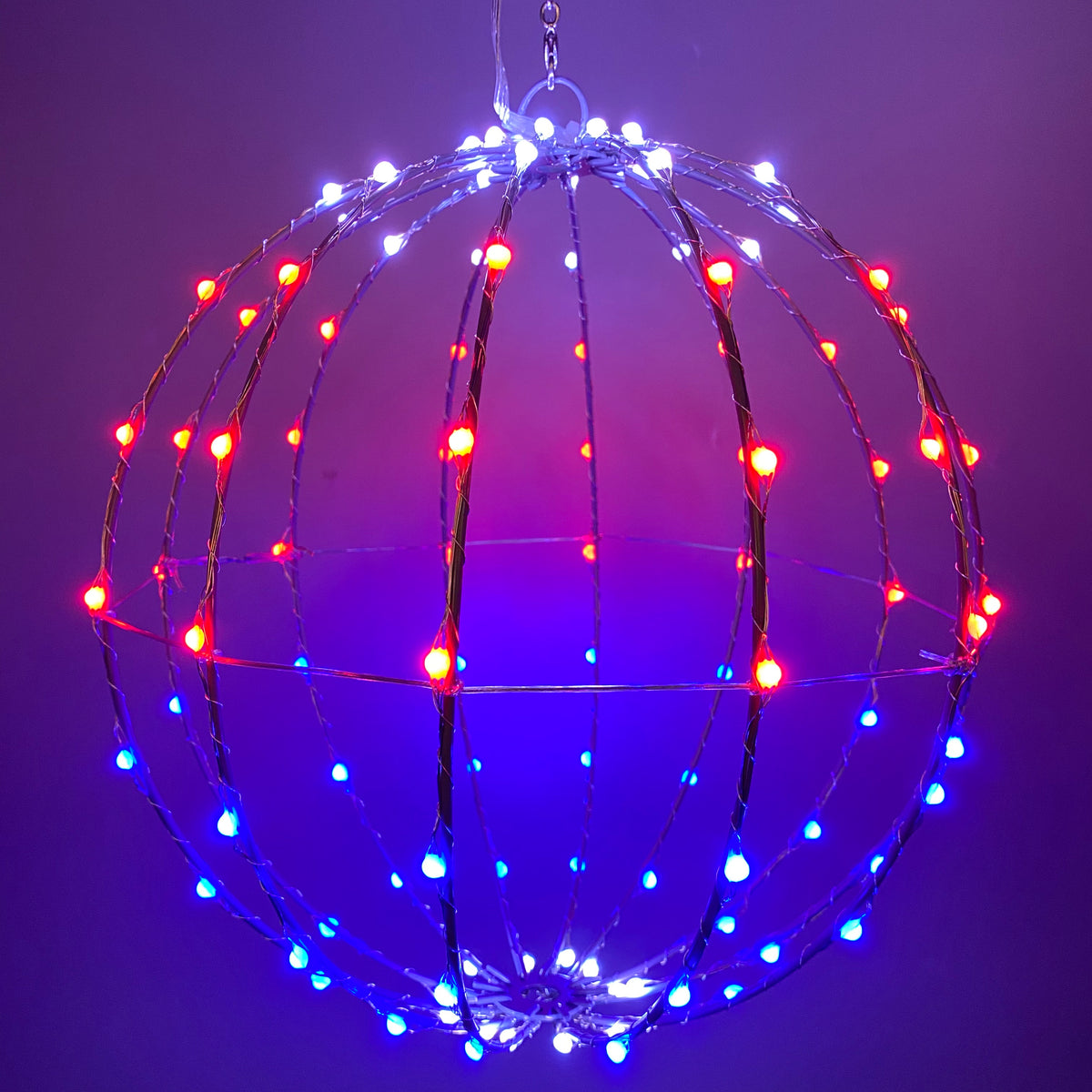 12" Foldable Silver Spheres (Retail Box)