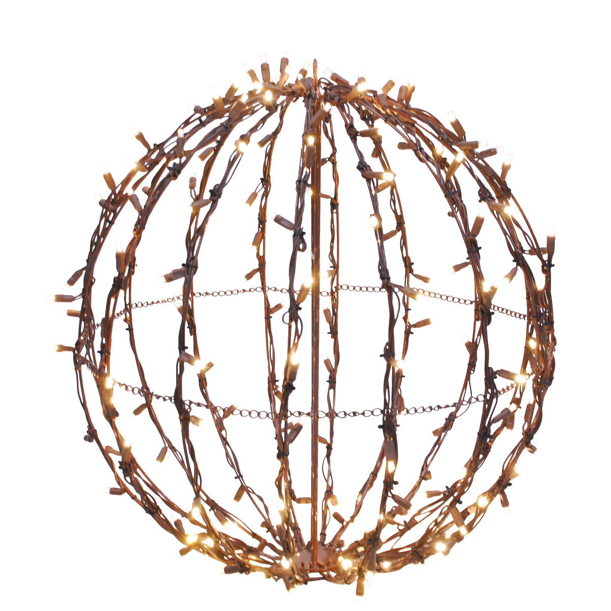 20" Foldable Brown Spheres (Retail Box)