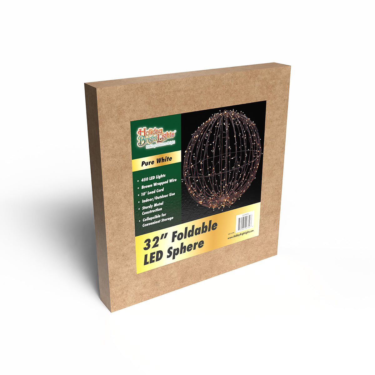 32" Foldable Brown Spheres (Retail Box)