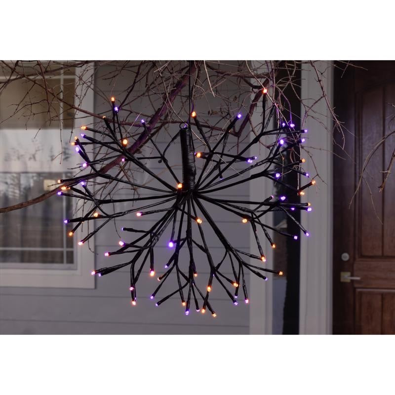 16" Double Twinkle Shimmering Spheres (Black Wrap)