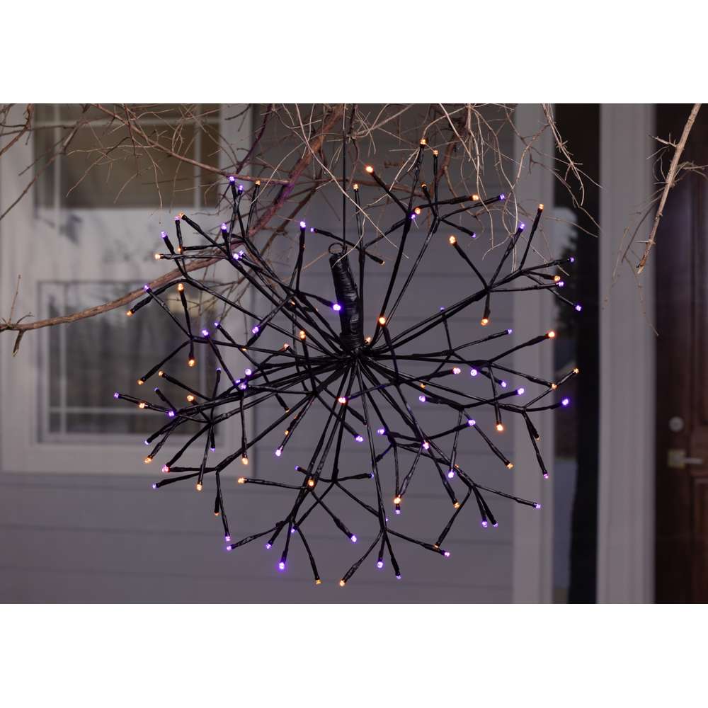20" Double Twinkle Shimmering Spheres (Black Wrap)