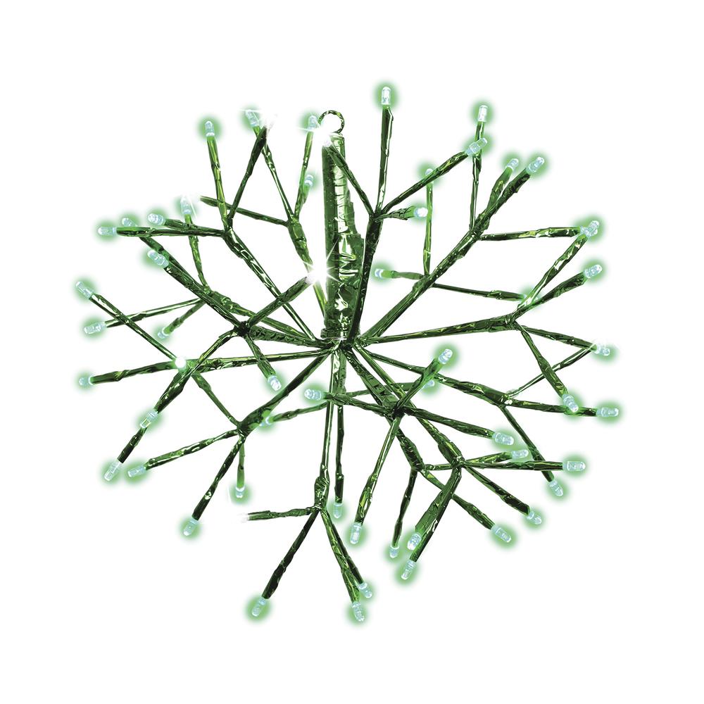 12" Twinkle Shimmering Spheres (Green Wrap)