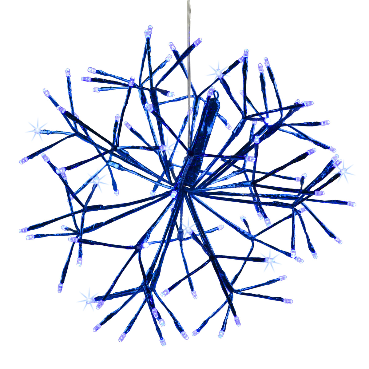 16" Twinkle Shimmering Spheres (Blue Wrap)