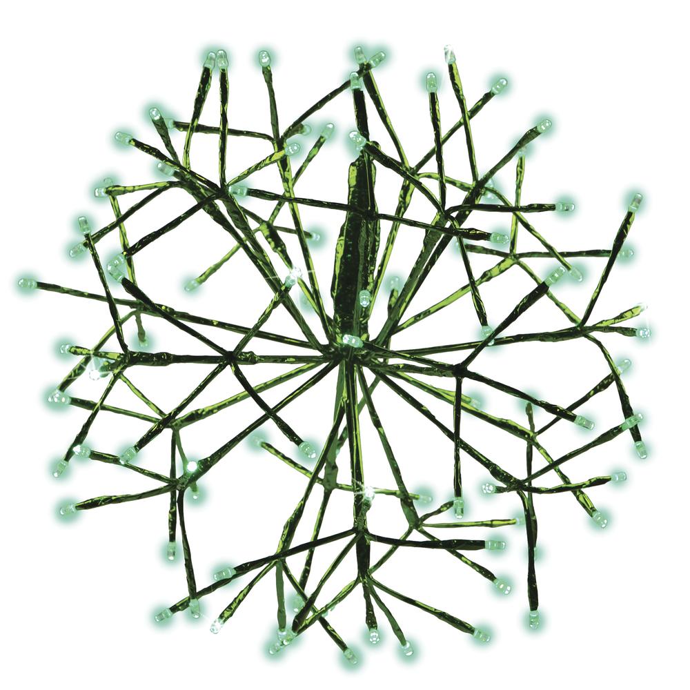 16" Twinkle Shimmering Spheres (Green Wrap)