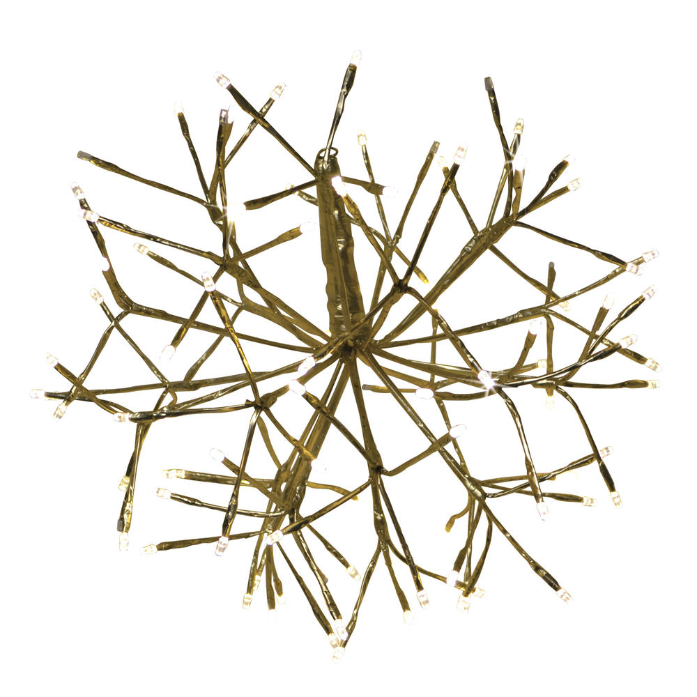 16" Twinkle Shimmering Spheres (Gold Wrap)