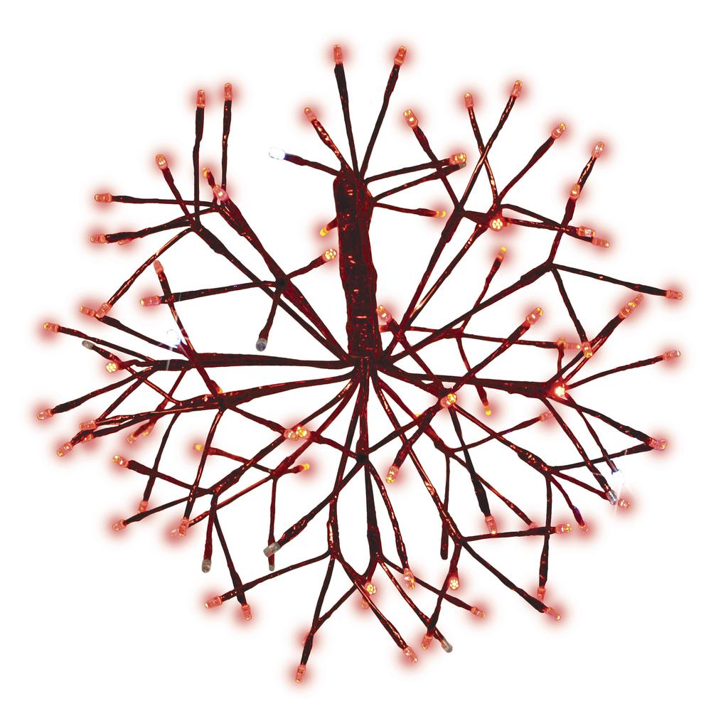16" Twinkle Shimmering Spheres (Red Wrap)