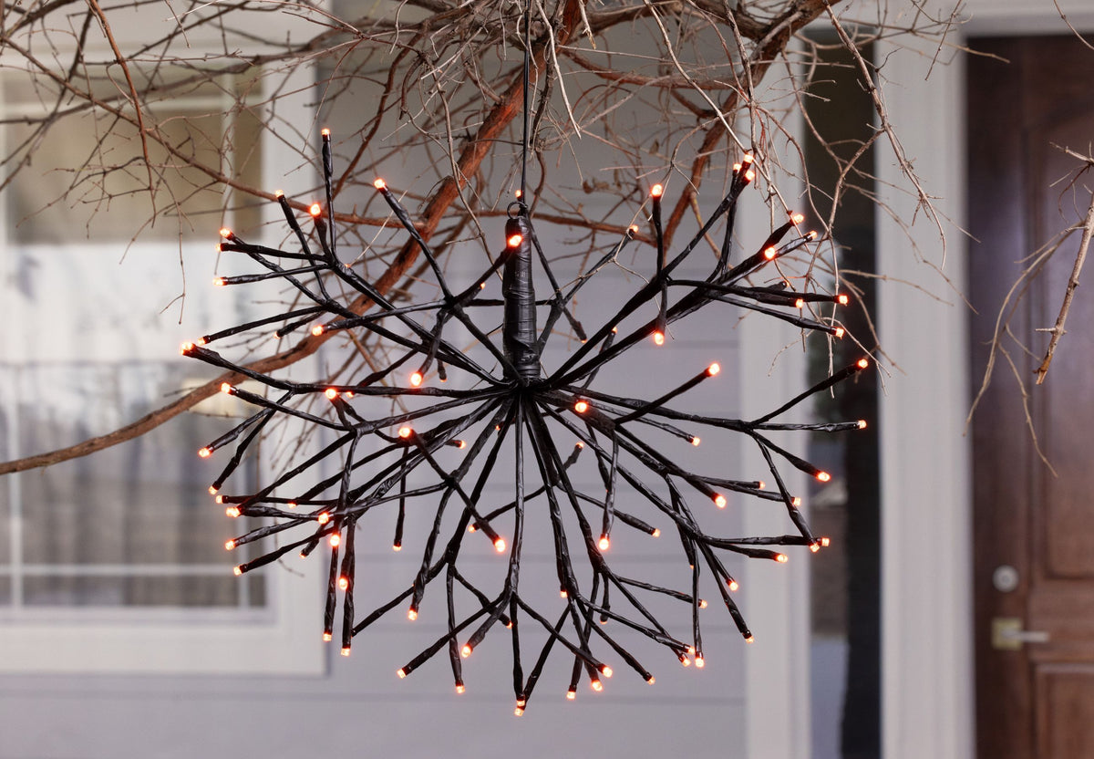 16" Twinkle Shimmering Spheres (Black Wrap)