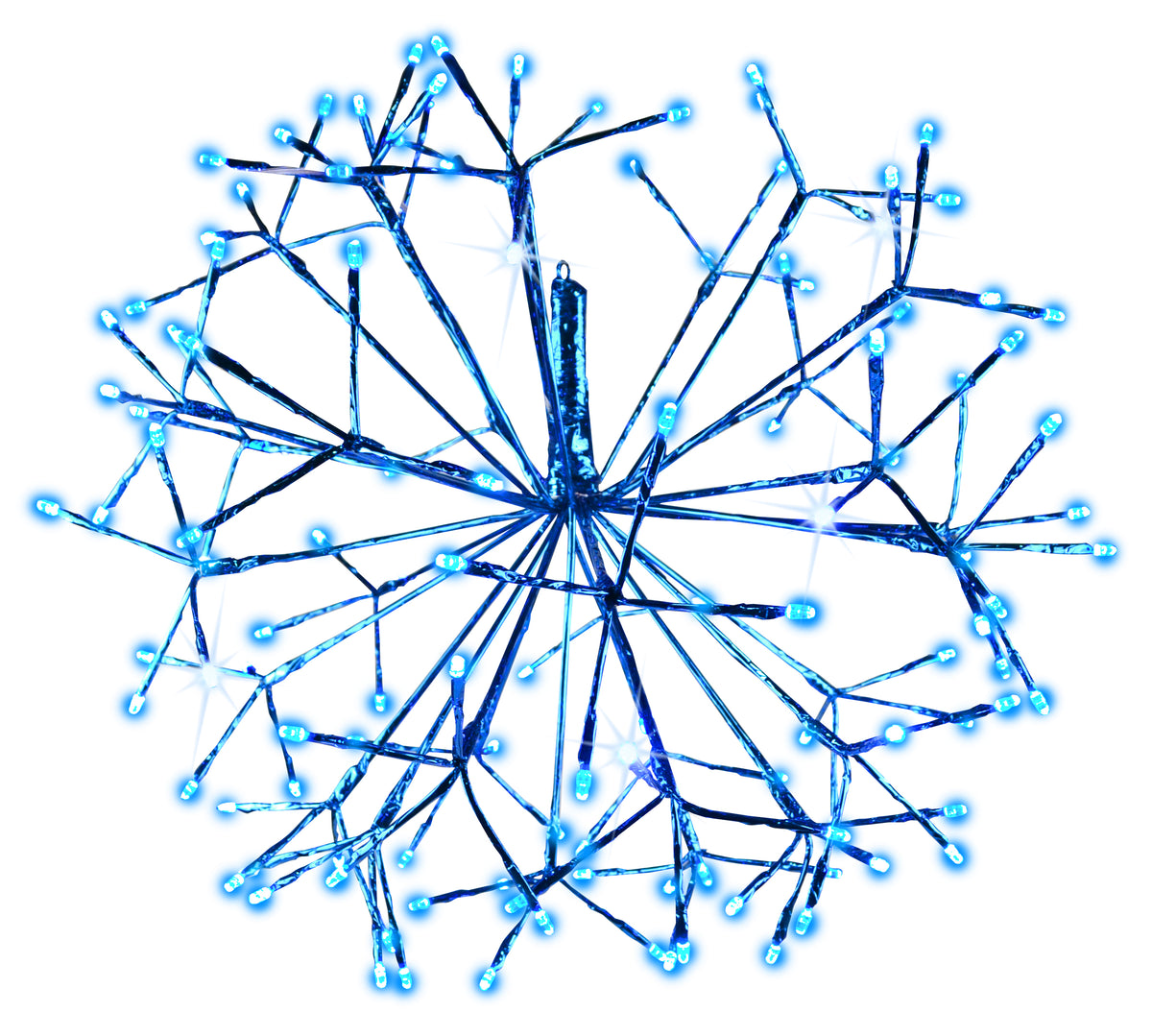 20" Twinkle Shimmering Spheres (Blue Wrap)