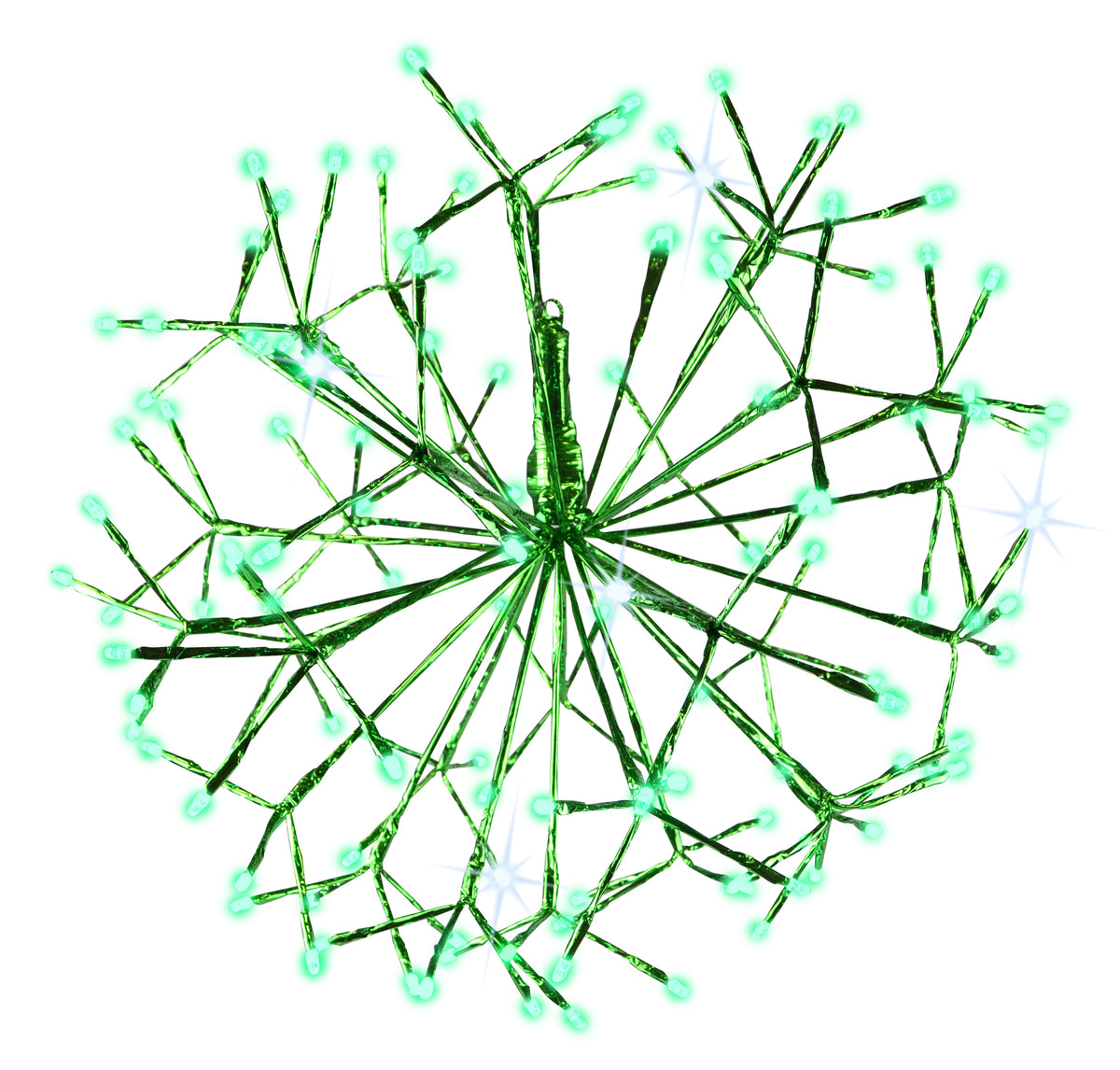 20" Twinkle Shimmering Spheres (Green Wrap)