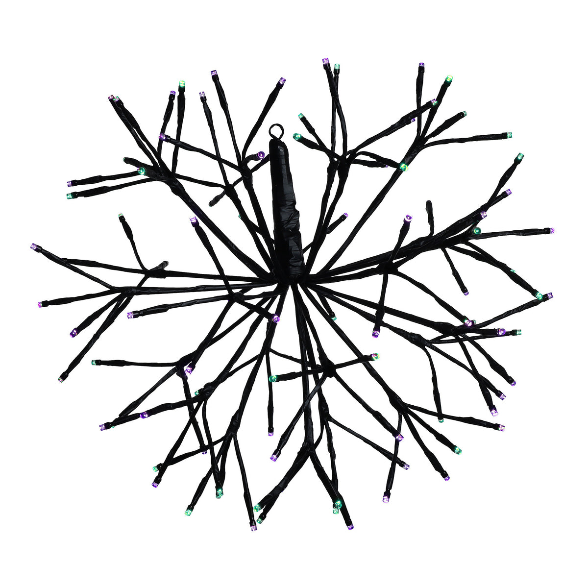 16" Double Twinkle Shimmering Spheres (Black Wrap)