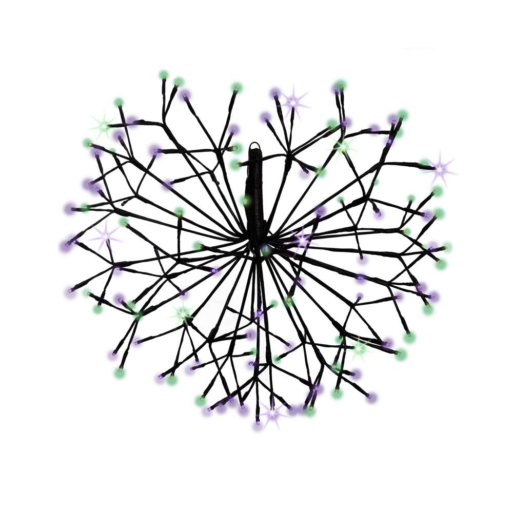 20" Double Twinkle Shimmering Spheres (Black Wrap)