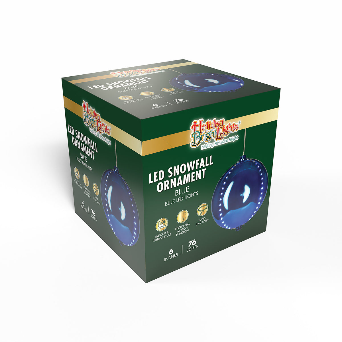 6" Snowfall Ornament (Retail Box)