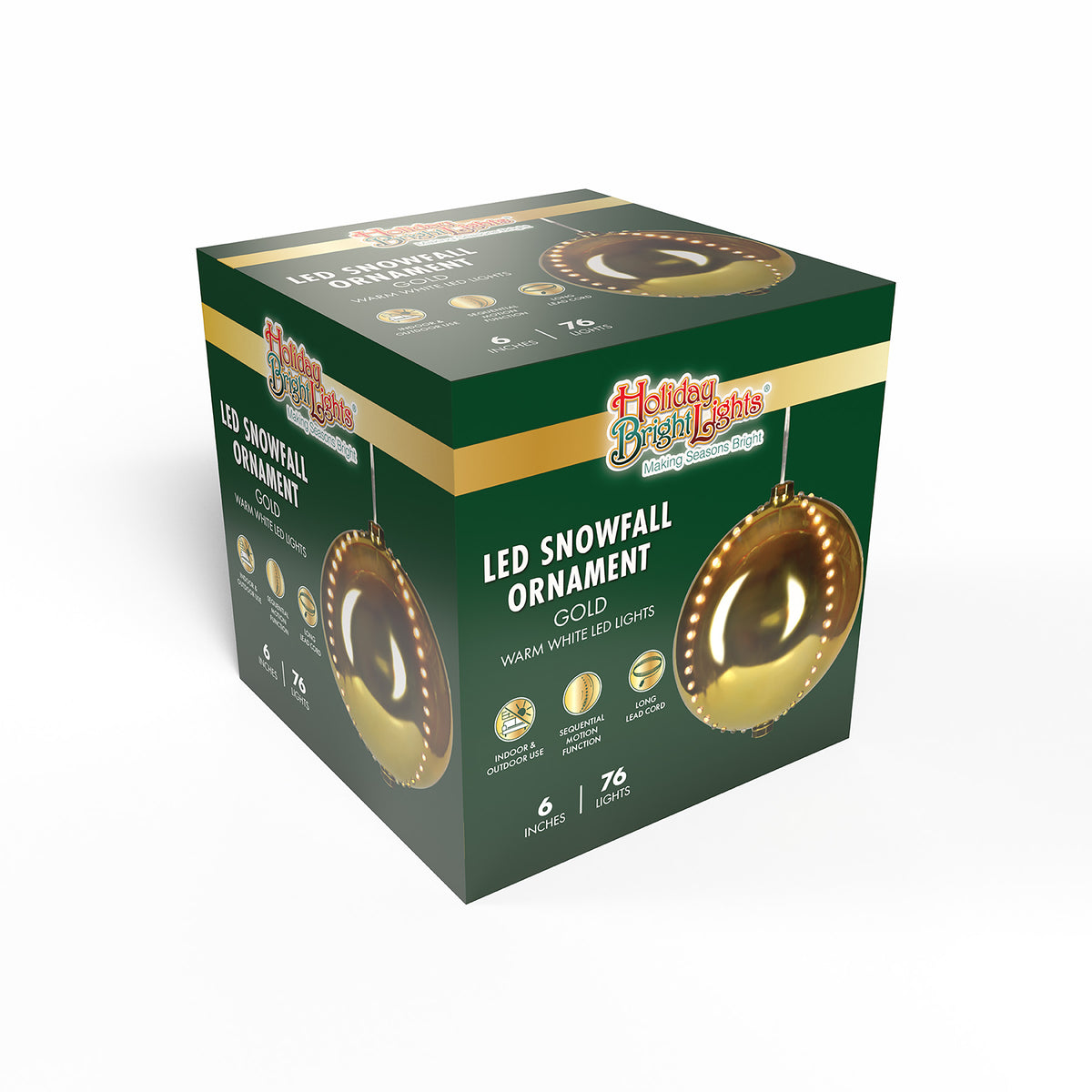 6" Snowfall Ornament (Retail Box)