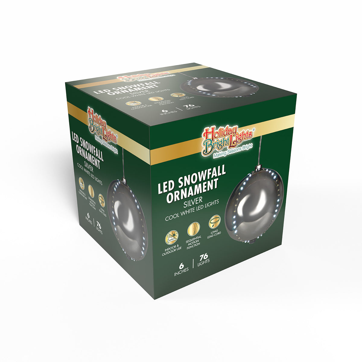 6" Snowfall Ornament (Retail Box)