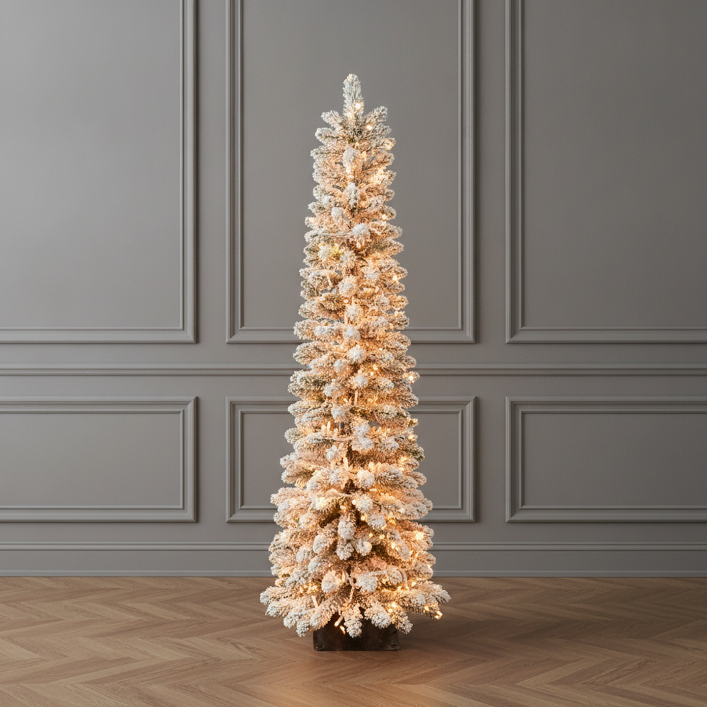 Snowy Alpine Christmas Tree