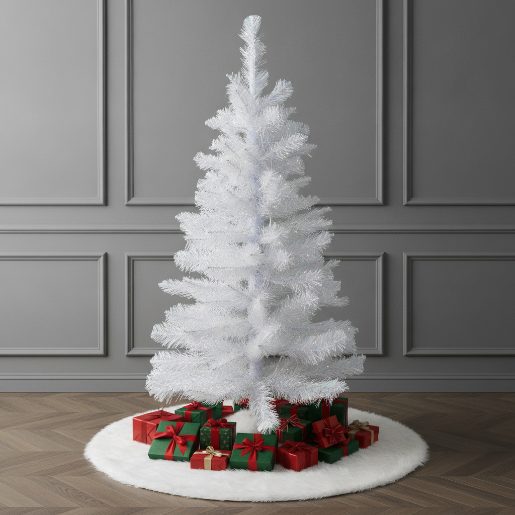 Pearl Layered Spruce Christmas Tree