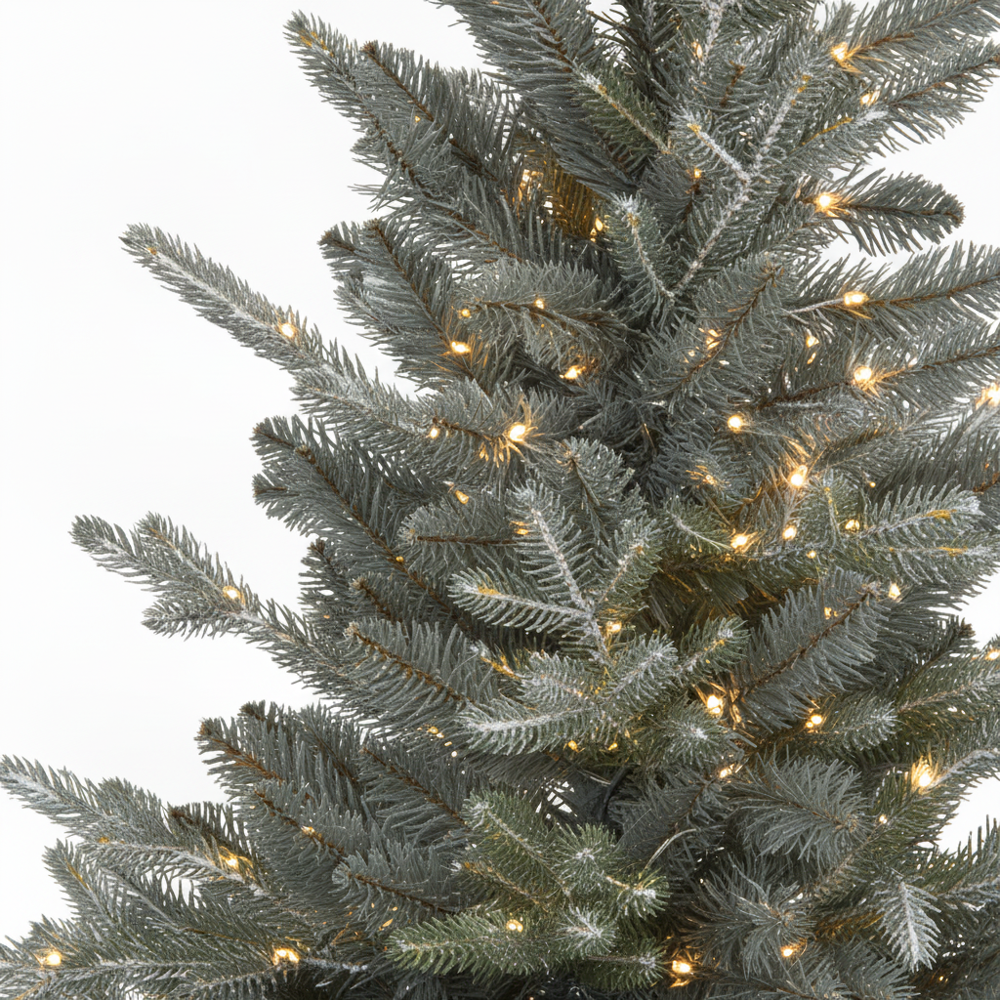 Silver White Pine Potted Christmas Tree