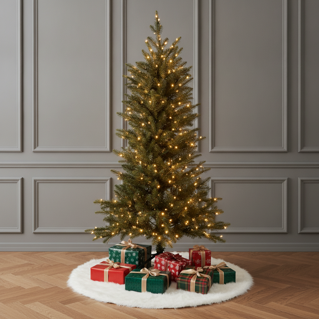 Slim King Pine Christmas Tree