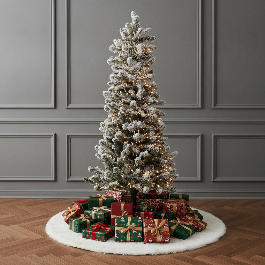 Snowy Aspen Pine Christmas Tree