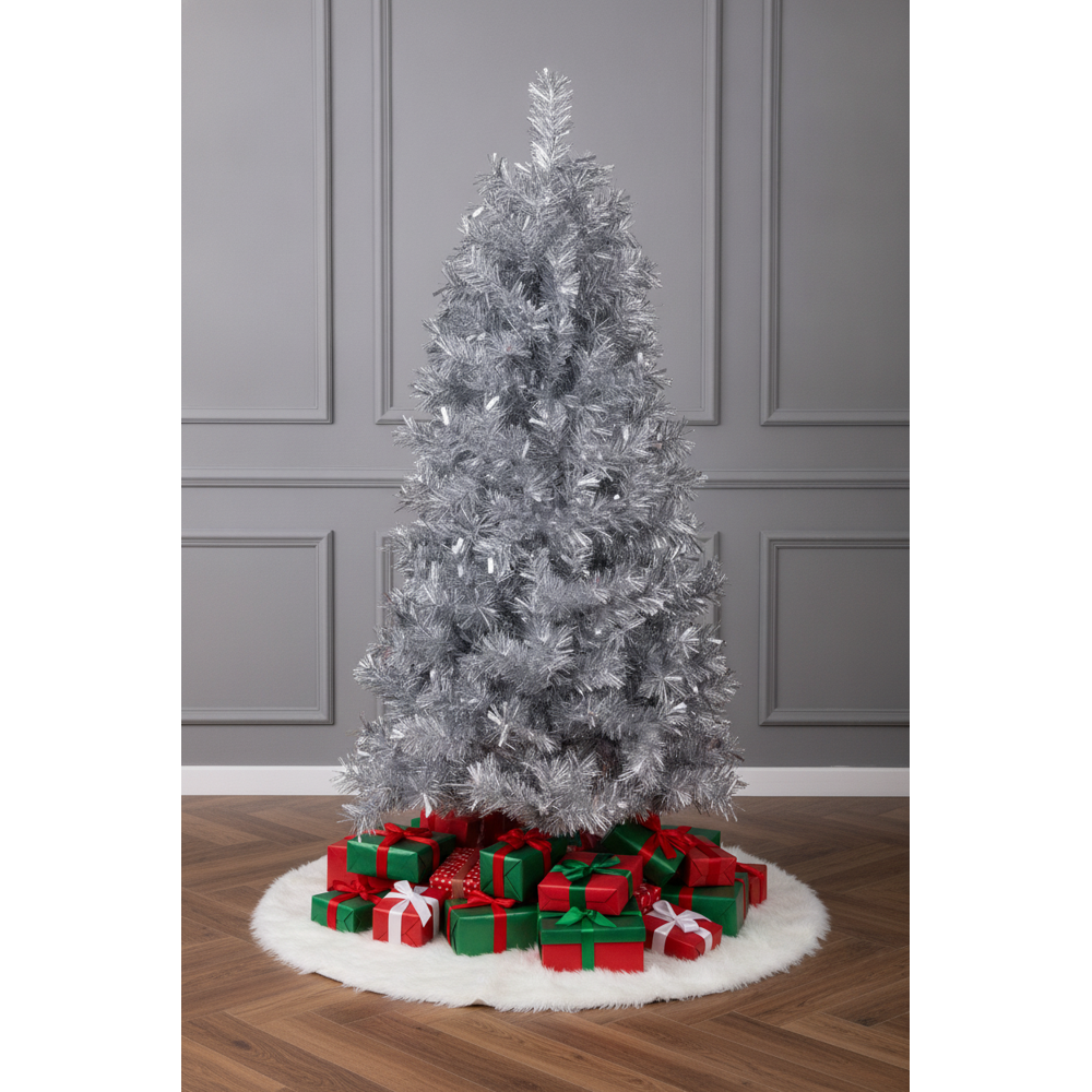 Silver Aluminum Christmas Tree