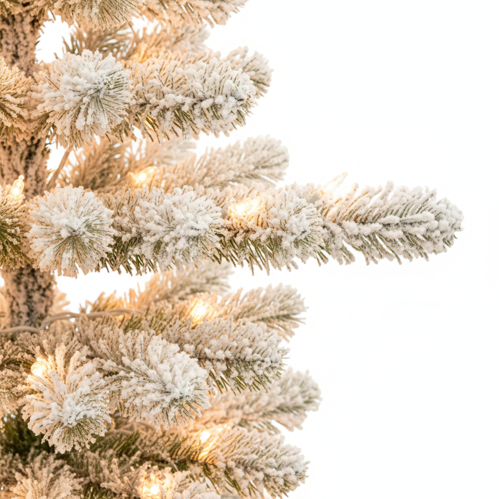 Snowy Alpine Christmas Tree