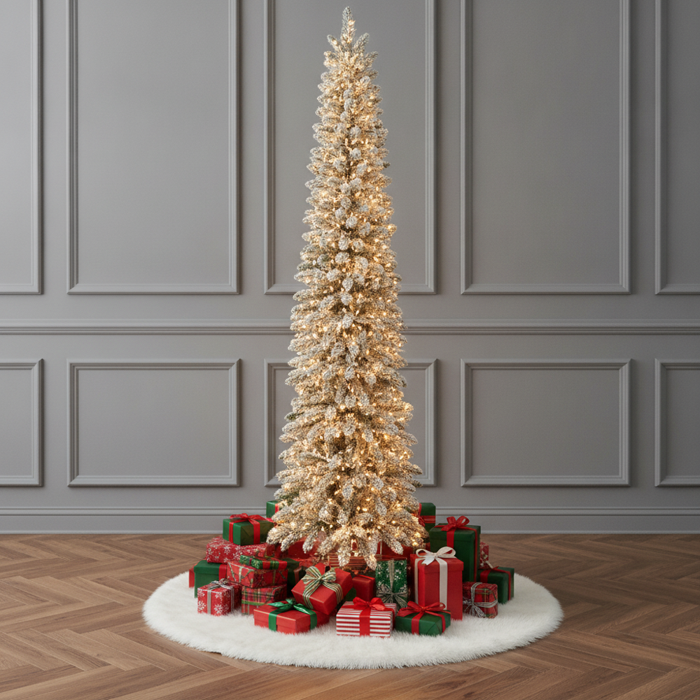 Snowy Alpine Christmas Tree