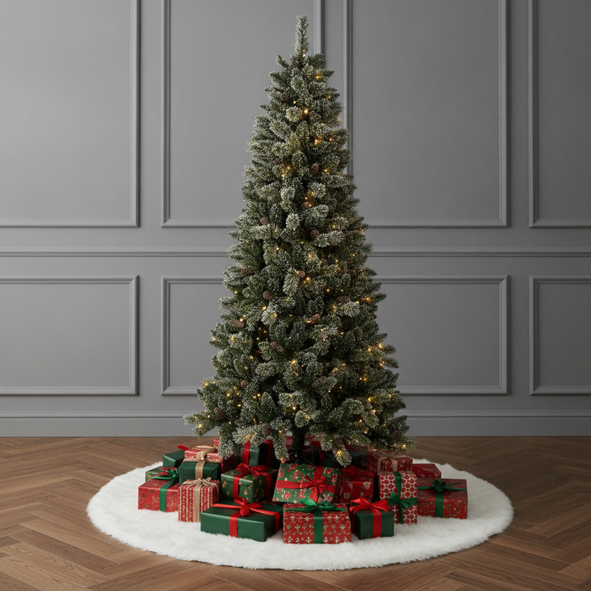 Glittery Bristol Pine Christmas Tree