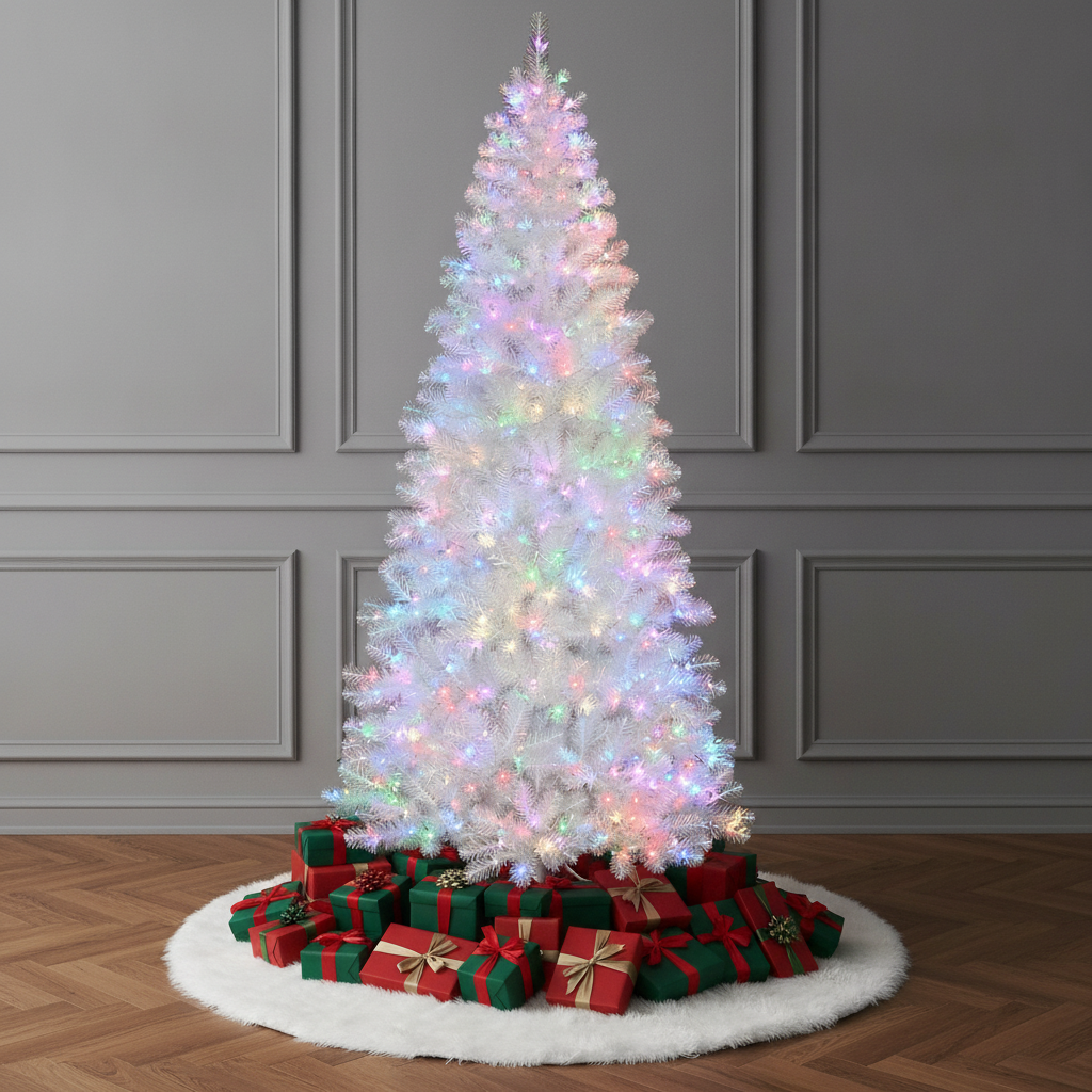 Pearl Layered Spruce Christmas Tree