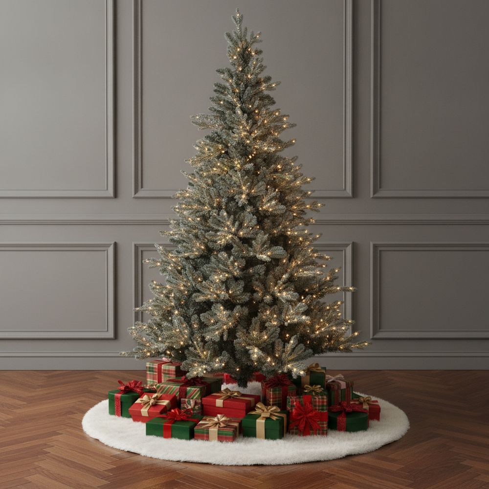 Silver White Pine Christmas Tree