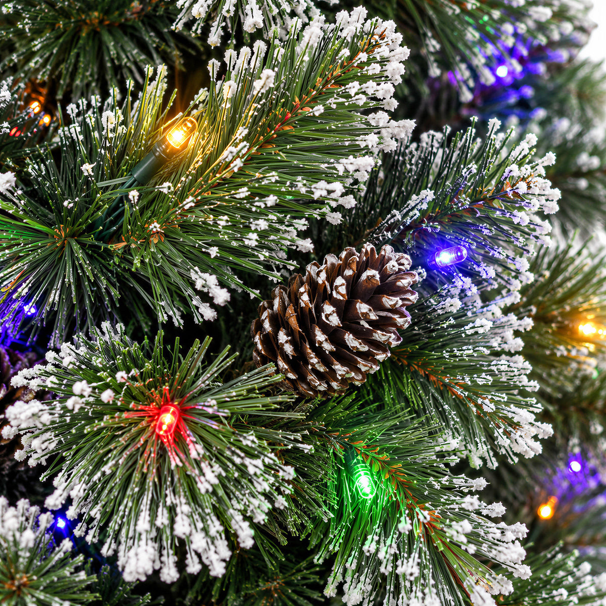 Shimmering Pine Slim Christmas Tree