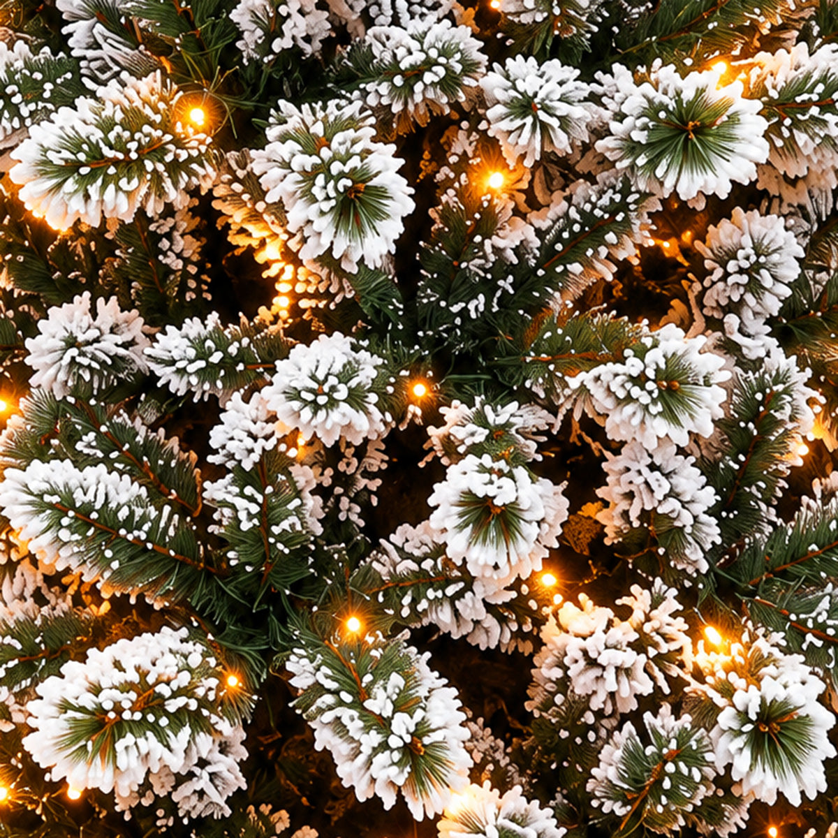 Frosted Hillsboro Christmas Tree