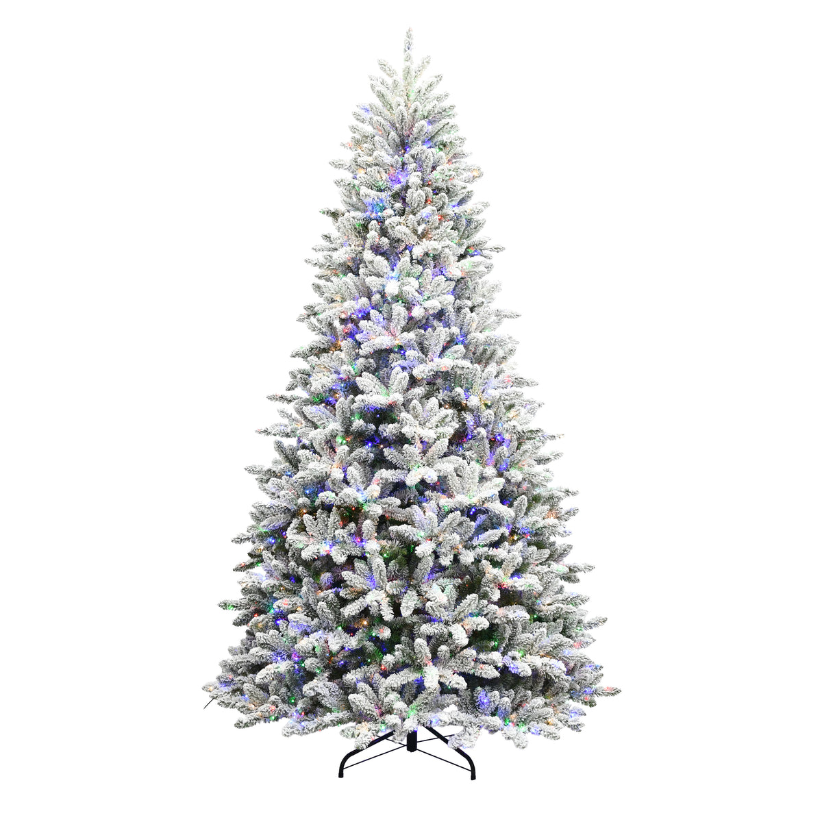 Flocked King Pine Christmas Tree