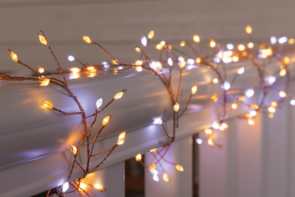 10ft Cluster Garland w/ Copper Wire (Reel)