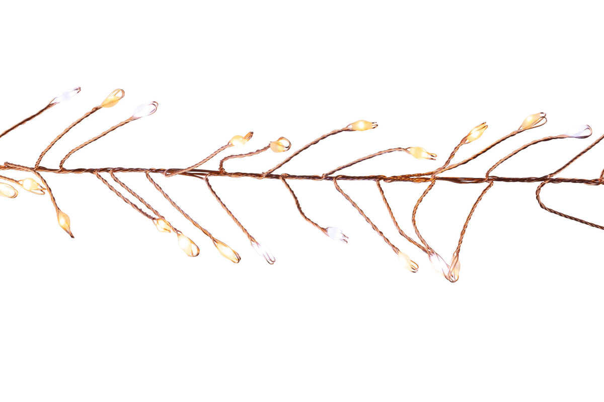 10ft Cluster Garland w/ Copper Wire (Reel)