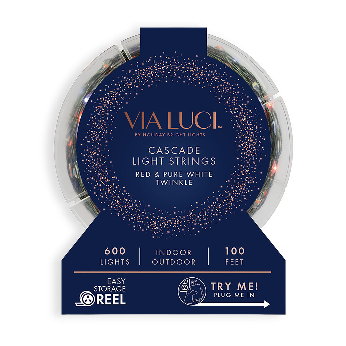 100ft Cascade Lights (Reel)