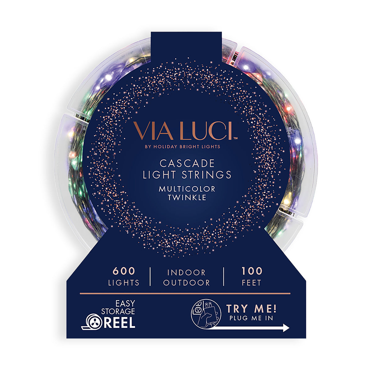 100ft Cascade Lights (Reel)