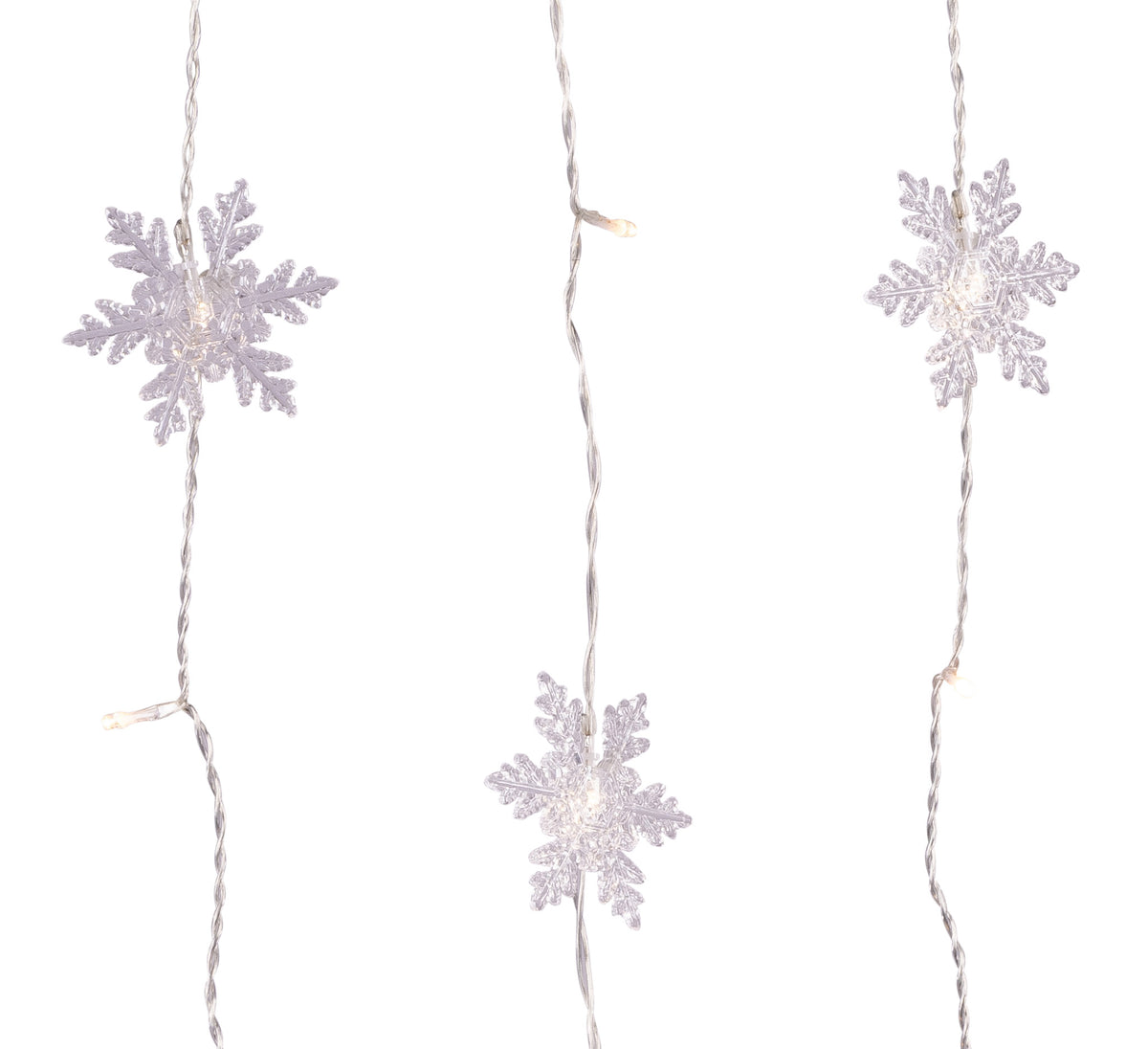 36" Snowflake Icicle Lights