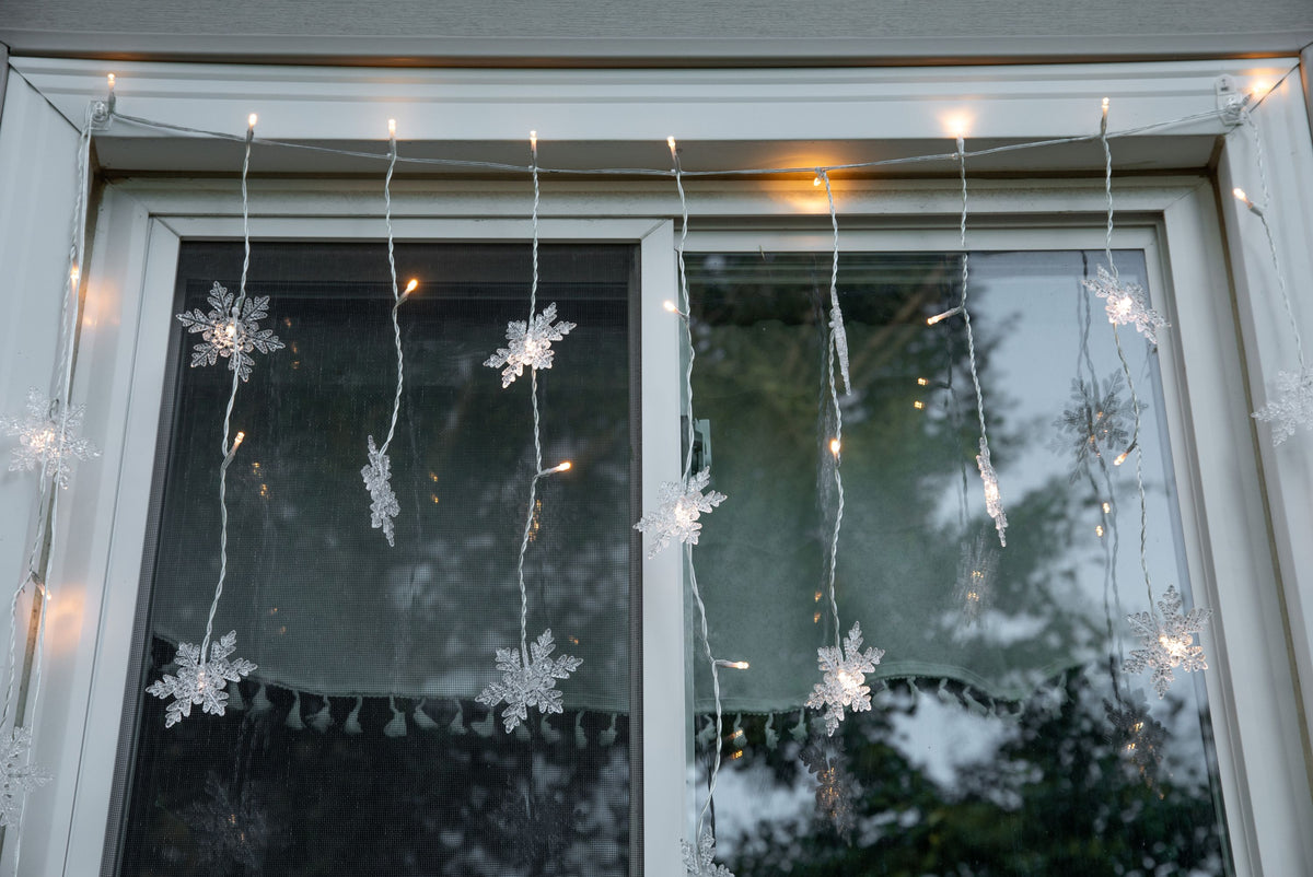 36" Snowflake Icicle Lights