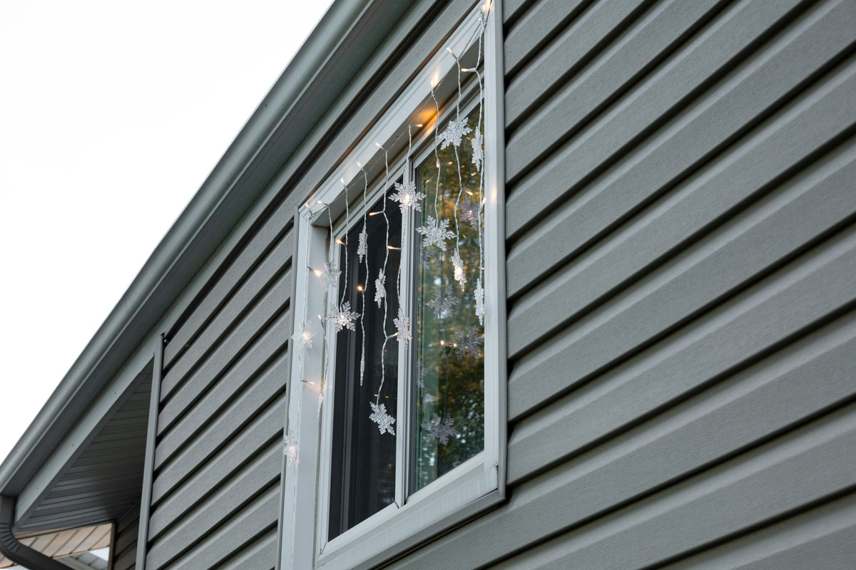 36" Snowflake Icicle Lights
