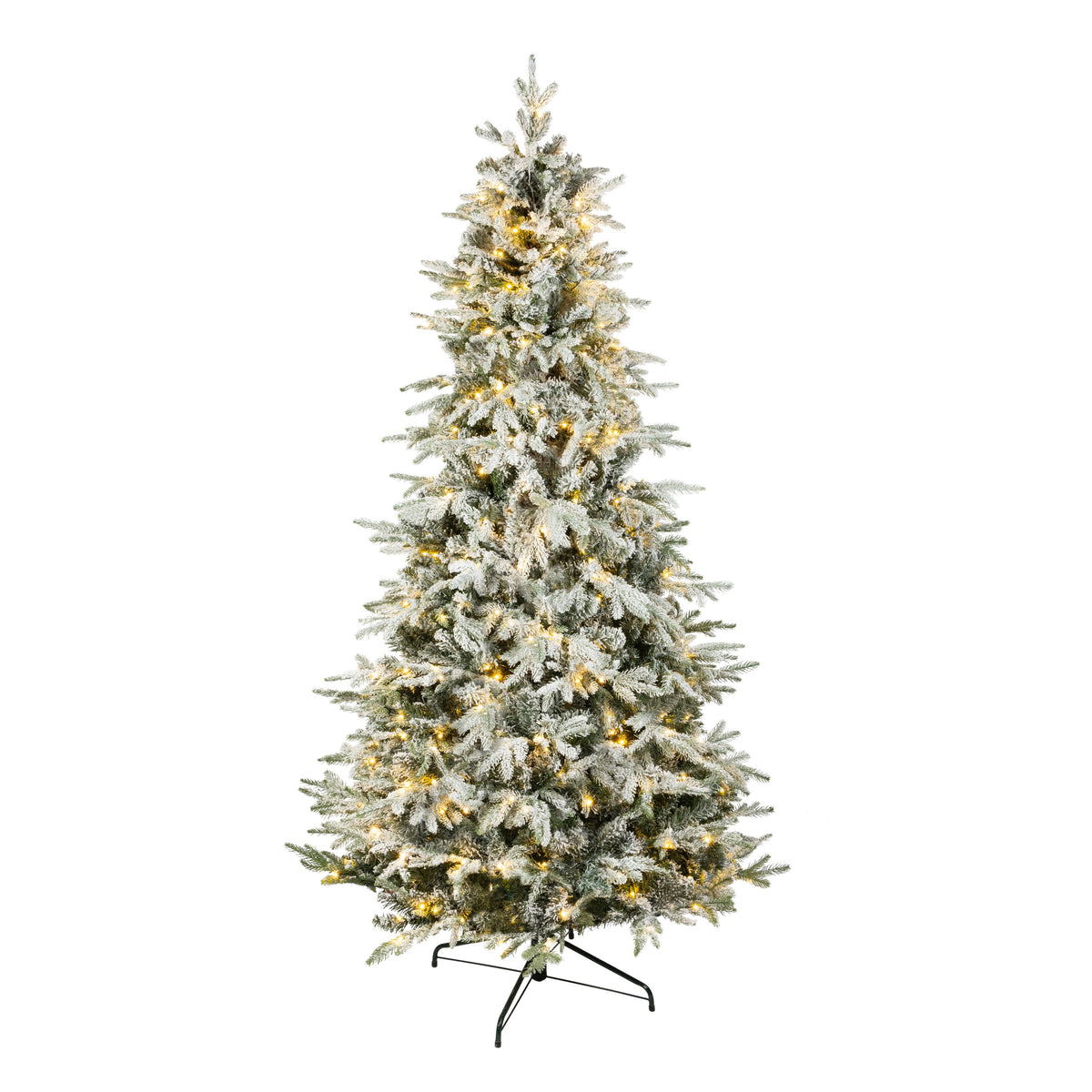 Snowy Casselton Christmas Tree