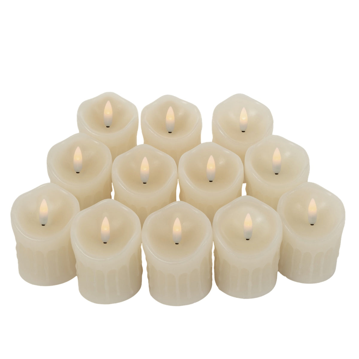 2" Battery Operated Votive Candles (Retail Box)