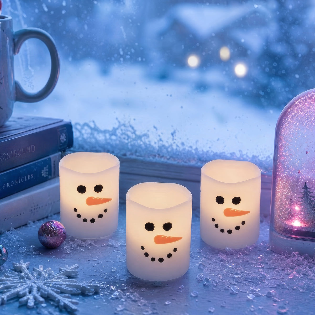 2" Battery Operated Votive Candles (Retail Box)