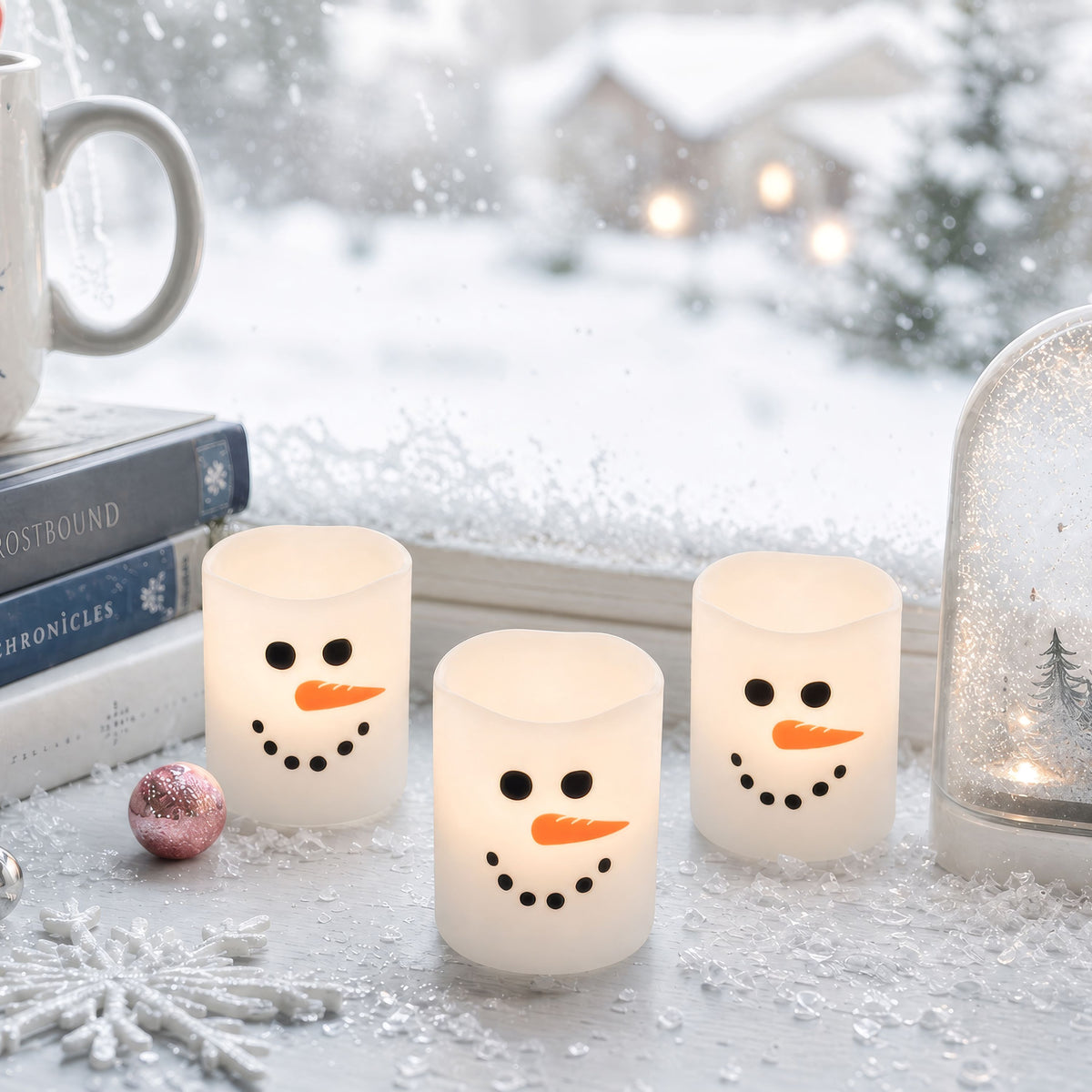 2" Battery Operated Votive Candles (Retail Box)