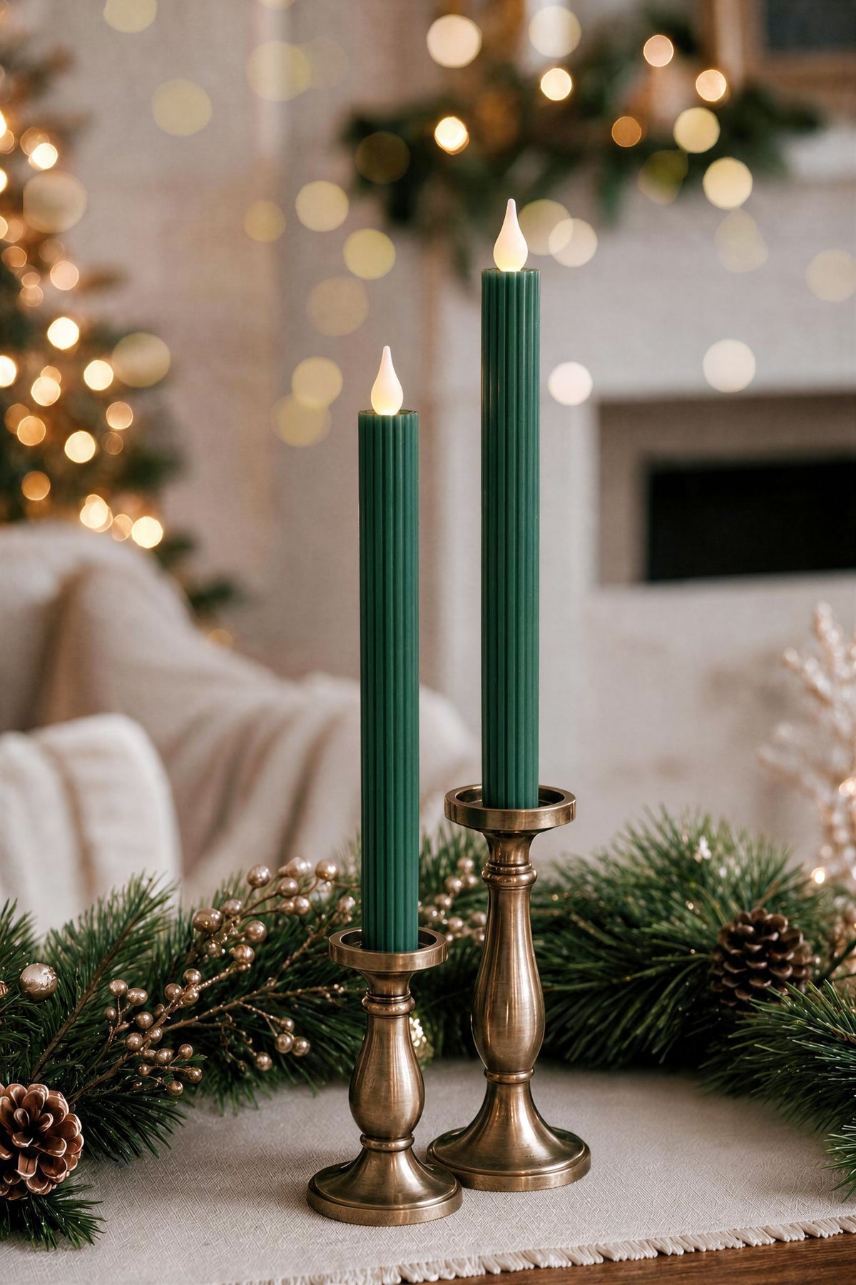 8.5" Battery Operated Taper Candles (Retail Box)
