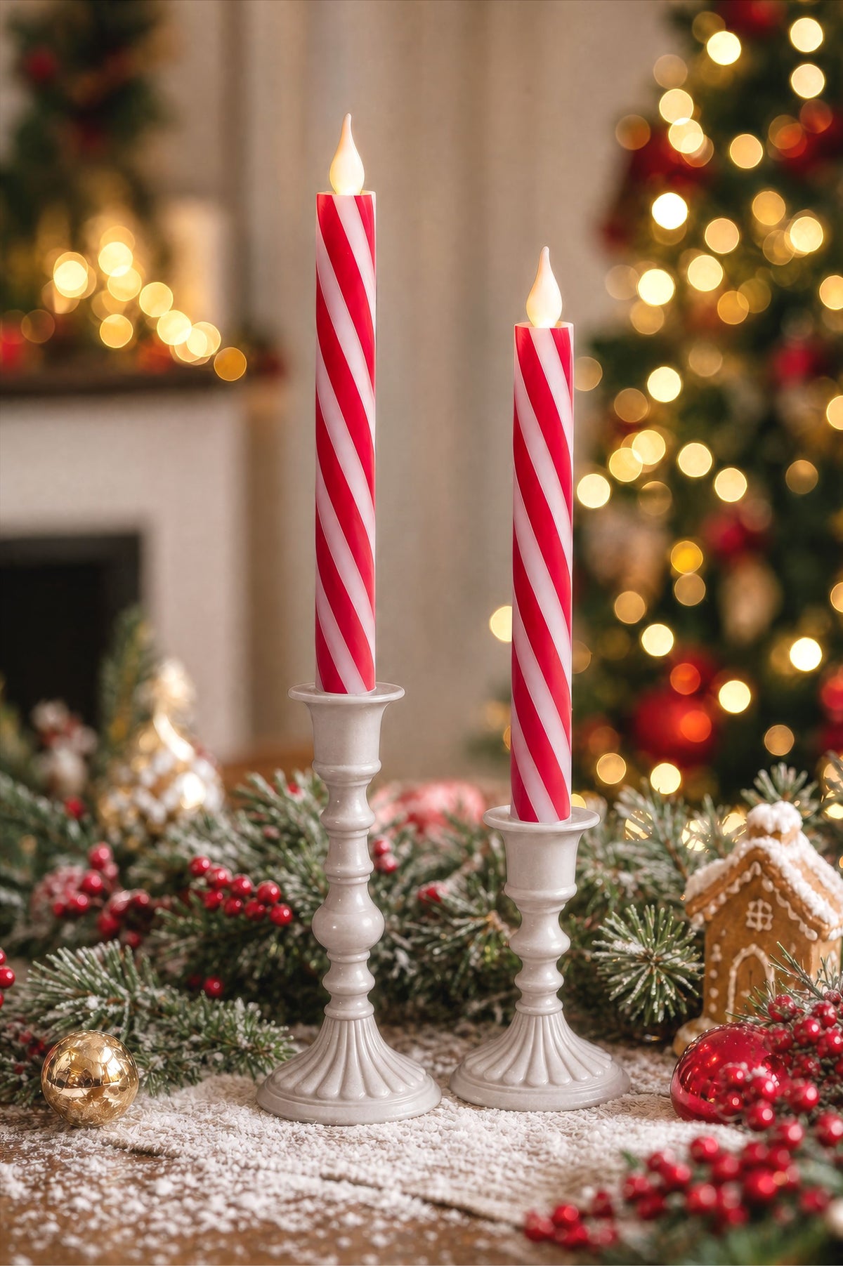 8.5" Battery Operated Taper Candles (Retail Box)