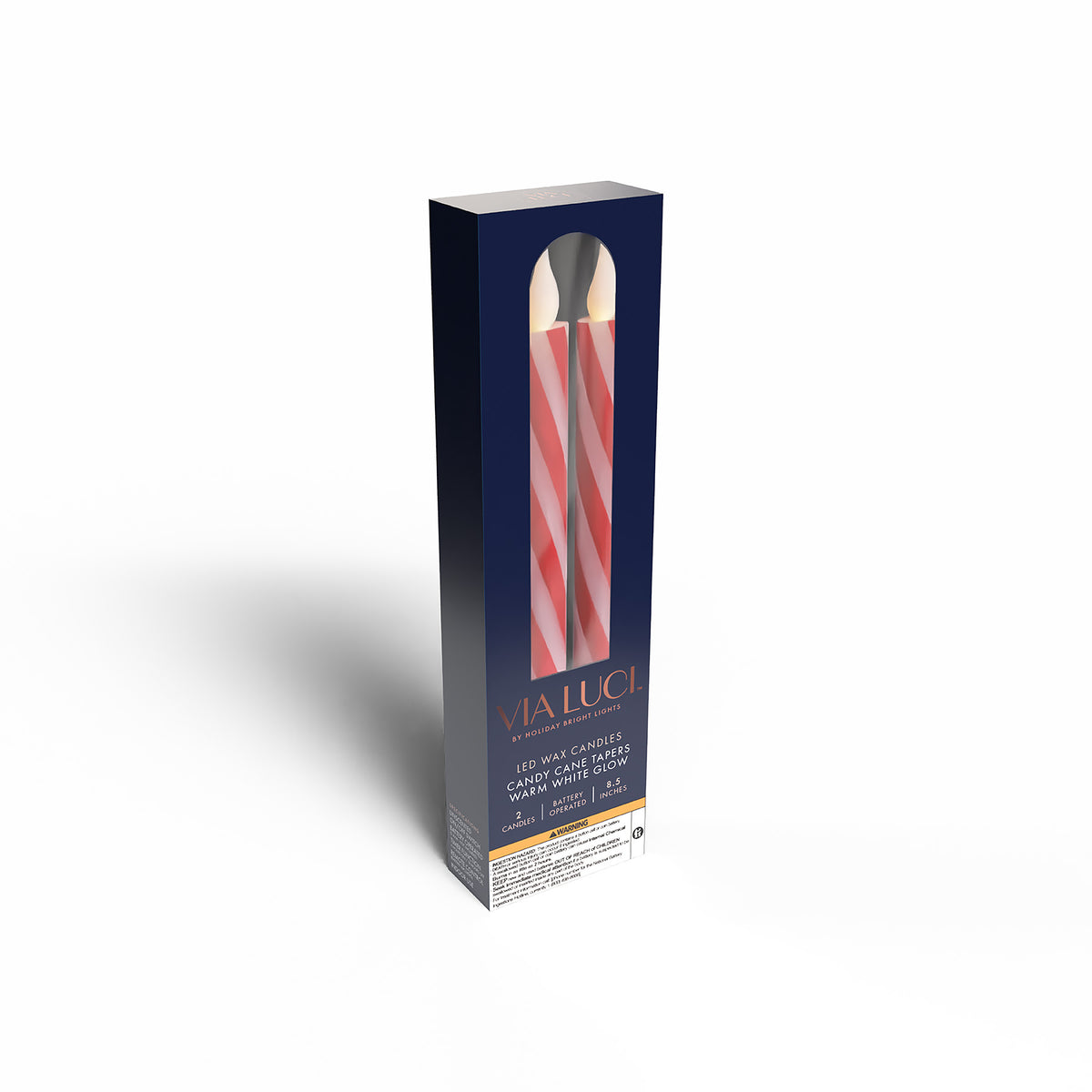 8.5" Battery Operated Taper Candles (Retail Box)